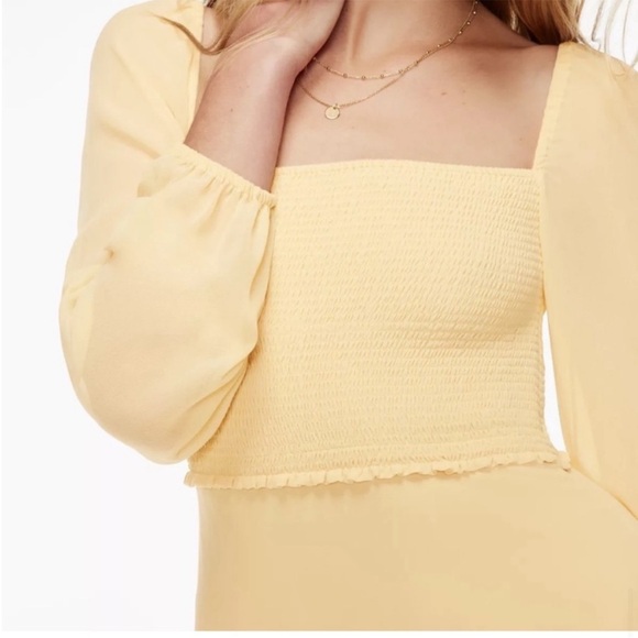 Aritzia Wilfred Villa Dress - Wheat NWT - Picture 5 of 7